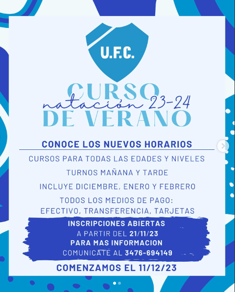Imagen Curso de Natación